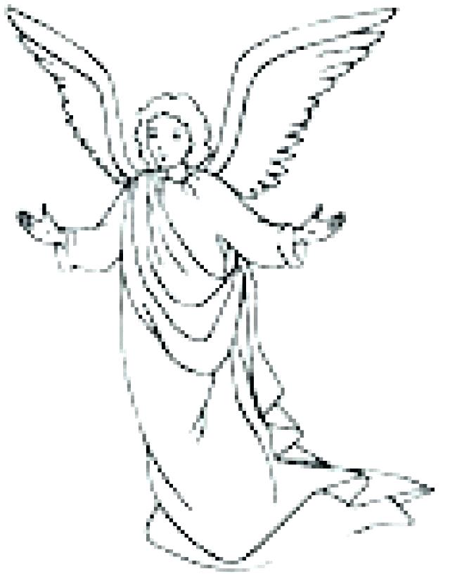 640x820 Angel Coloring Pages Printable Printable Kids Coloring Page Three