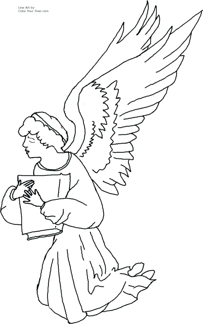 Pictures Of Angels To Color Color Pages To Print Out Angels 687x1098 Pictures Of Angels To Color Color Pages To Print Out Angels