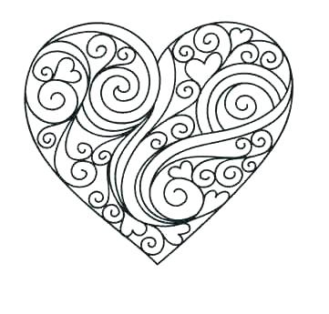 Angel Heart Coloring Pages at GetColorings.com | Free printable ...