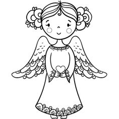 Angel Heart Coloring Pages at GetColorings.com | Free printable ...