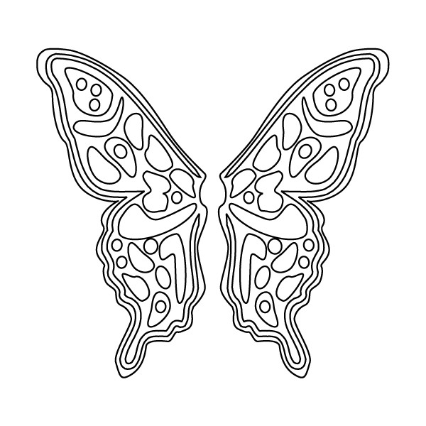 Free Angel Wings Printable Fairy Wings Coloring Sheet, Butterfly 600x600 Free Angel Wings Printable Fairy Wings Coloring Sheet, Butterfly