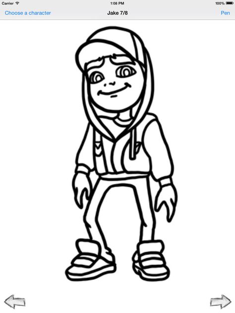 474x632 Subway Surfers Coloring Pages