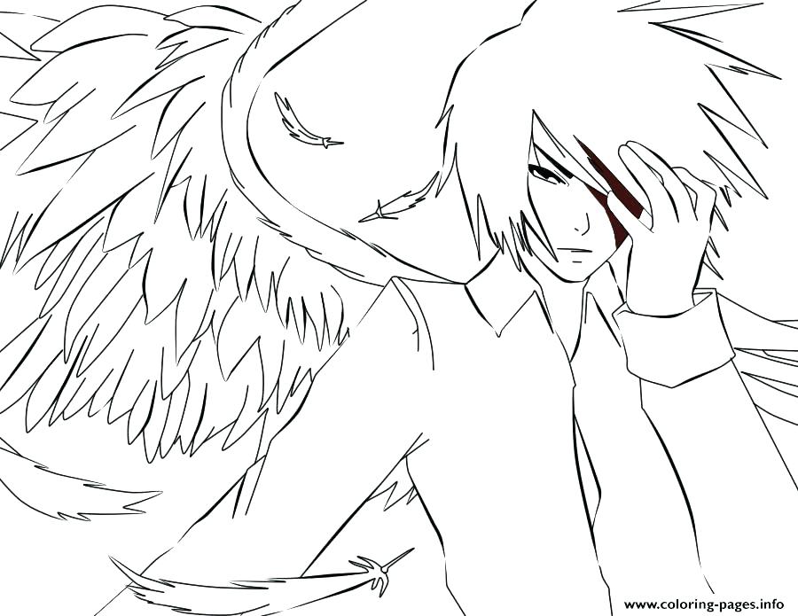 900x695 Coloring Page Angel Angels Coloring Pages Print Coloring Page