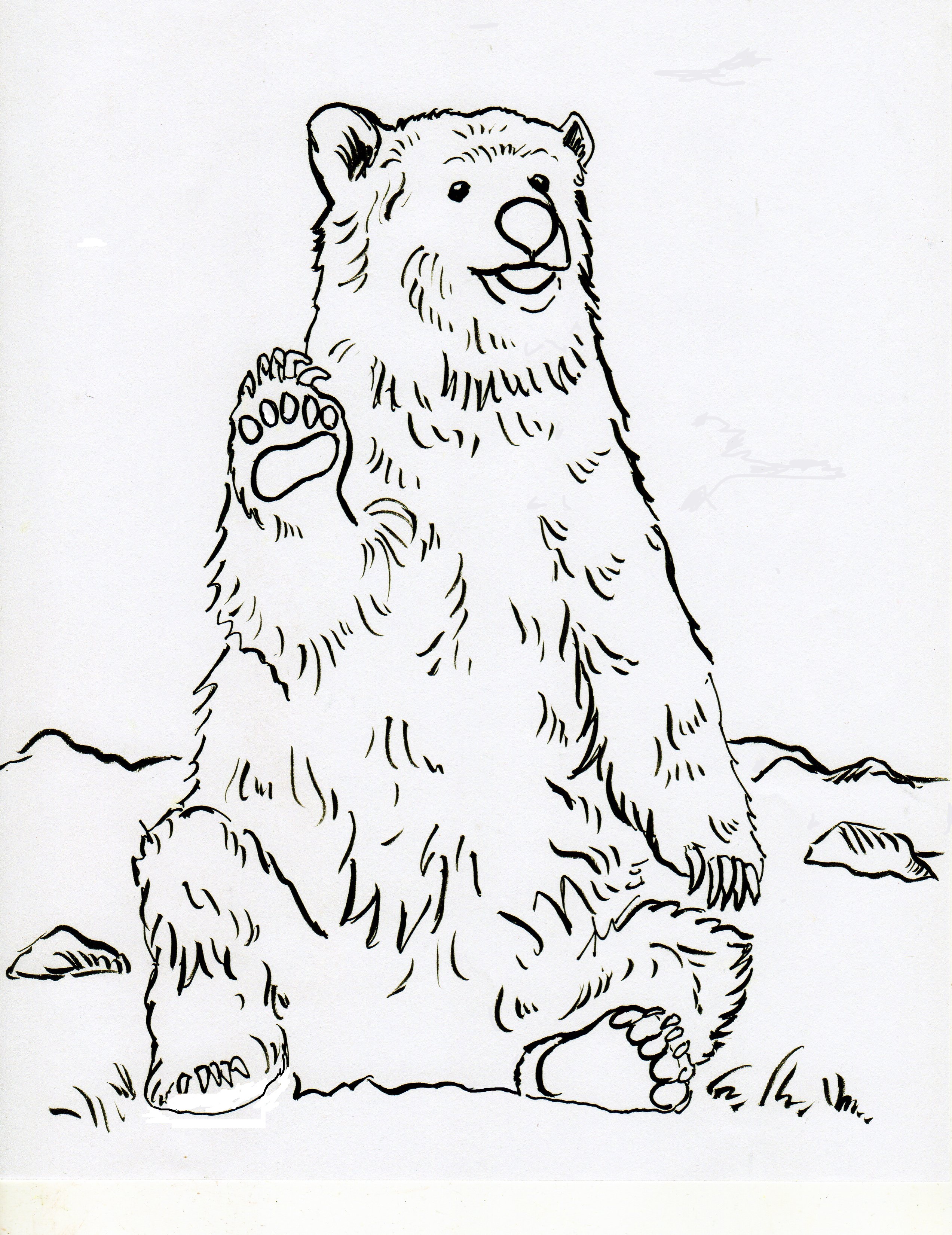 Grizzly Bear Coloring Pages Grizzly Bear Coloring Page Free 2545x3300 Grizzly Bear Coloring Pages Grizzly Bear Coloring Page Free