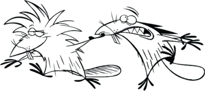 678x301 Beavers Coloring Pages Angry Beavers Printable Coloring Pages