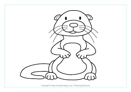 460x325 Beavers Coloring Pages Beaver Colouring Page 2 Angry Beavers