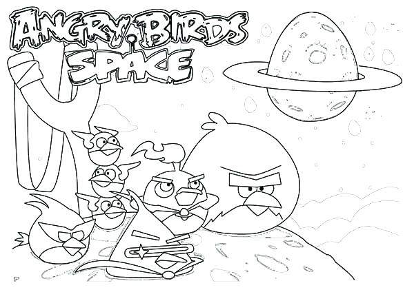 Angry Birds Coloring Pages Pdf Free Interesting Space 600x424 Angry Birds Coloring Pages Pdf Free Interesting Space