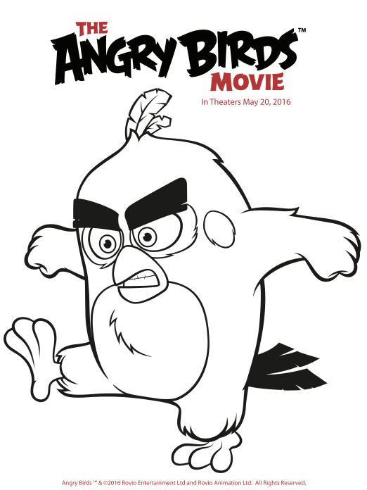 Free Angry Birds Coloring Pages {Printables} 522x696 Free Angry Birds Coloring Pages {Printables}