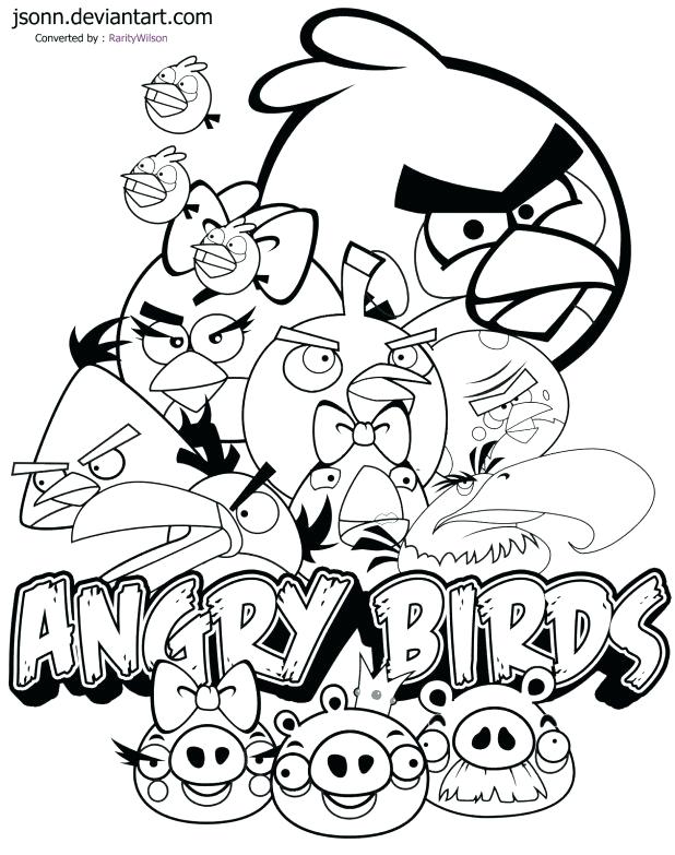 Angry Birds Coloring Pages Pdf 618x783 Angry Birds Coloring Pages Pdf