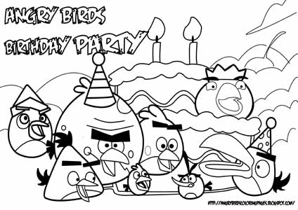 Angry Birds Pigs Coloring Pages 424x300 Angry Birds Pigs Coloring Pages