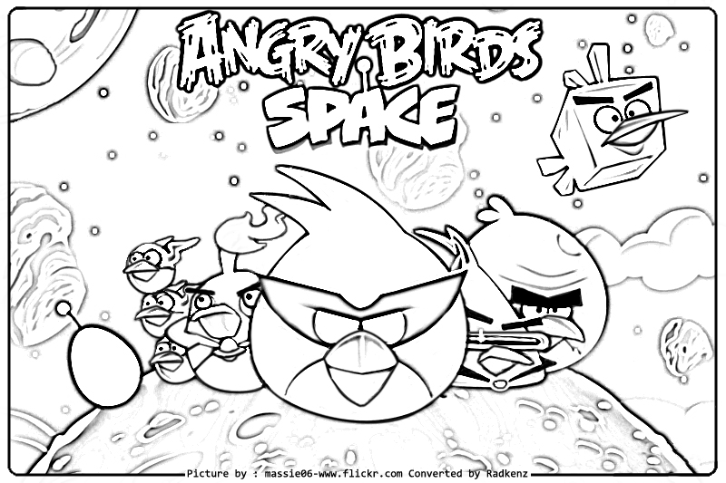 Radkenz Artworks Gallery Angry Birds Space Coloring Page 800x533 Radkenz Artworks Gallery Angry Birds Space Coloring Page
