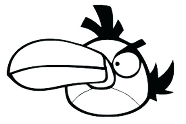 Angry Birds Coloring Pages The Boomerang Bird In Angry Bird 600x399 Angry Birds Coloring Pages The Boomerang Bird In Angry Bird