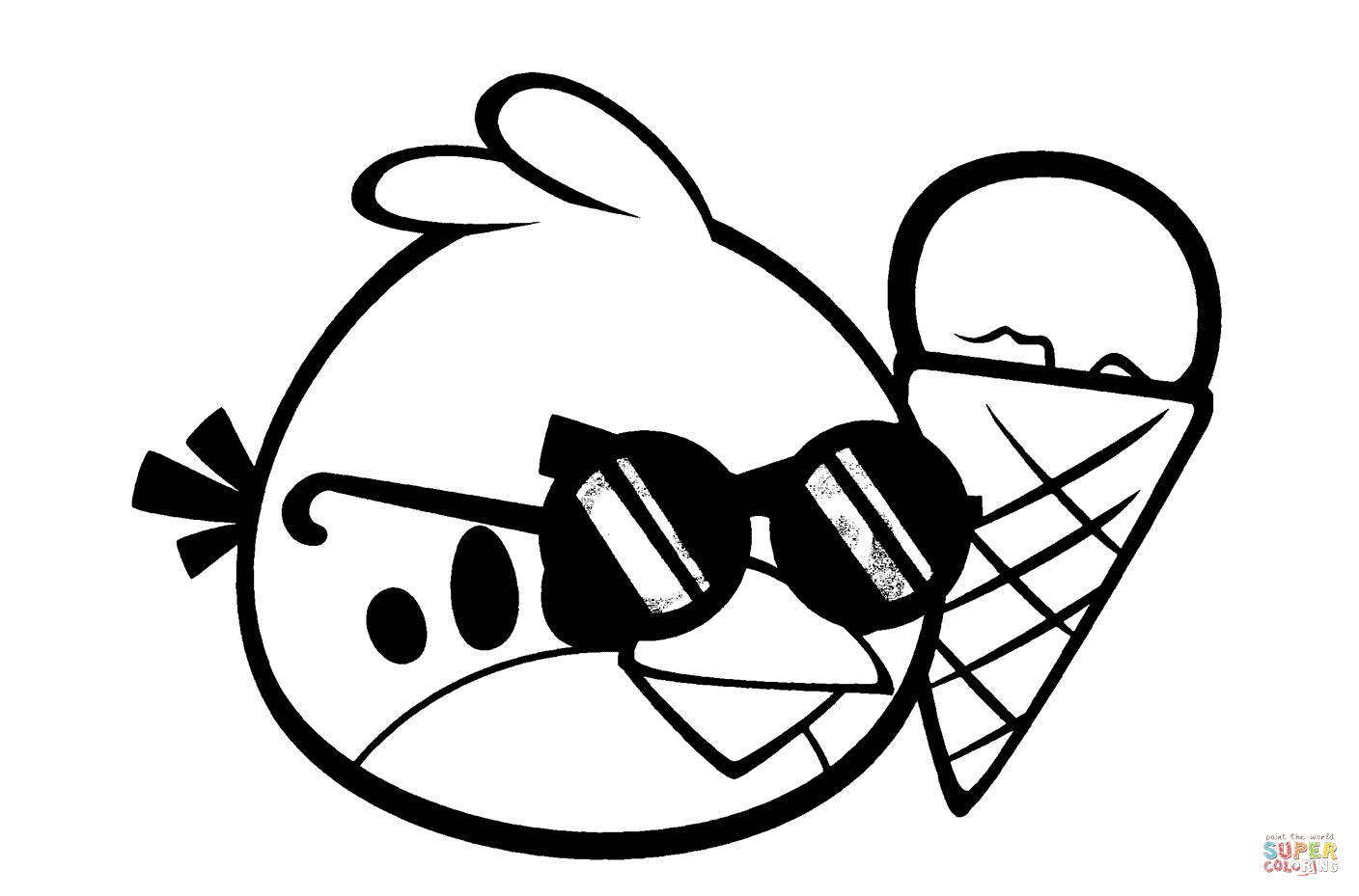 Angry Birds Bomb Coloring Pages Copy Red Bird Ice Cream Page 1408x929 Angry Birds Bomb Coloring Pages Copy Red Bird Ice Cream Page