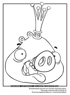 Angry Birds King Pig Coloring Page Looks Like Math Aids Took 236x317 Angry Birds King Pig Coloring Page Looks Like Math Aids Took