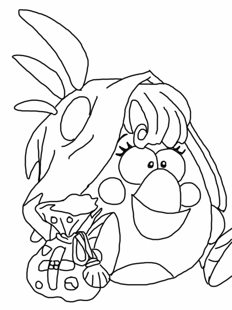 Angry Birds Epic Coloring Page 768x1024 Angry Birds Epic Coloring Page