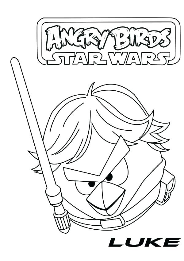 600x849 Angry Bird Star Wars Coloring Pages Iambelieveme Angry Bird Star