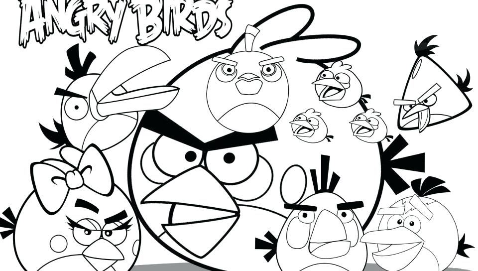 960x544 Angry Birds Coloring Pages Online Angry Bird Coloring Page Angry