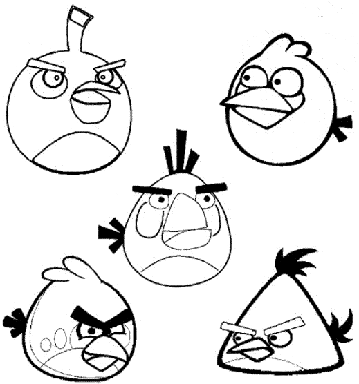 Angry Birds Movie Coloring Pages at GetColorings.com | Free printable ...