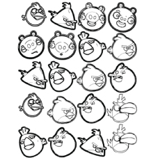 230x230 Top 40 Free Printable Angry Birds Coloring Pages Online