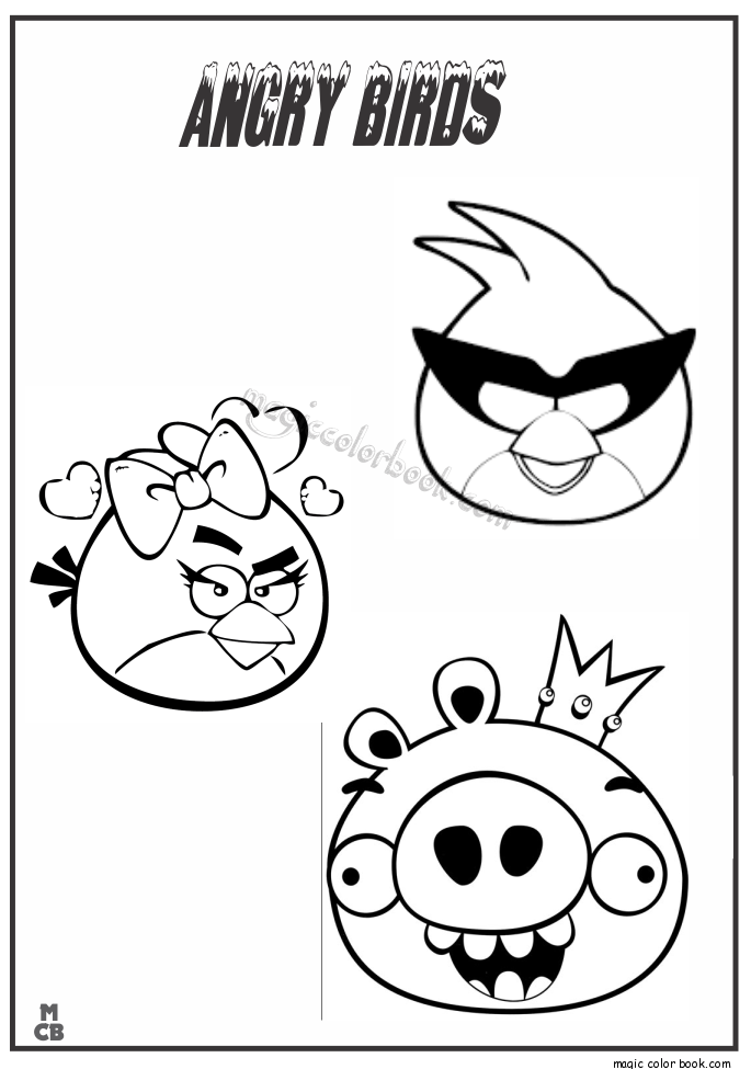 Angry Birds Movie Coloring Pages at GetColorings.com | Free printable ...