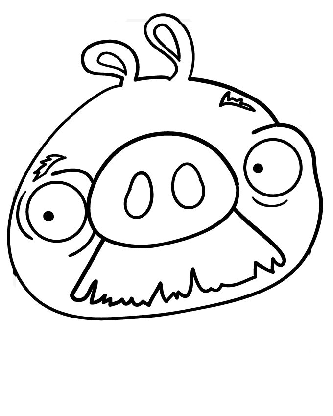 Angry Birds Pig Coloring Pages at GetColorings.com | Free printable ...