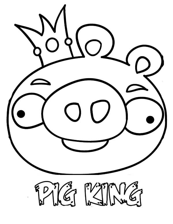 600x776 Angry Birds Space The Pig King Coloring Pages Batch Coloring