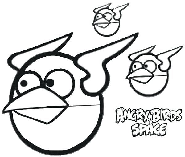 600x510 Angry Birds Space Coloring Pages