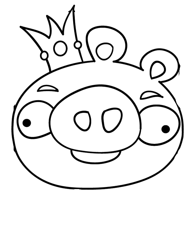 Angry Birds Pigs Coloring Pages 618x778 Angry Birds Pigs Coloring Pages