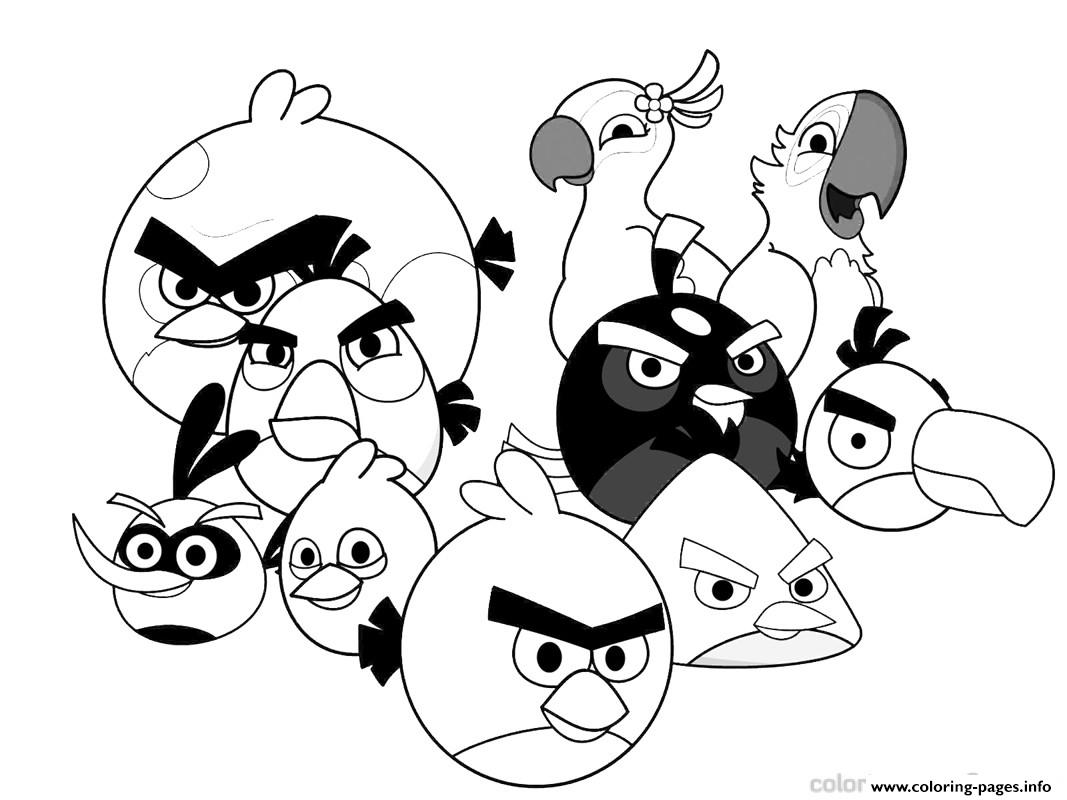 1067x800 Printable Angry Birds Cartoon8d89 Coloring Pages Printable