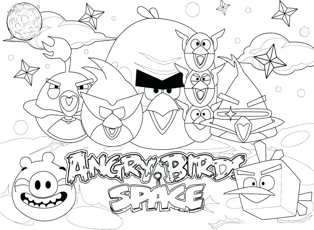 1024x752 Angry Bird Space Coloring Pages Angry Birds Space Coloring Pages