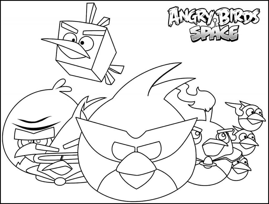 Angry Birds Space Coloring Pages at GetColorings.com | Free printable ...
