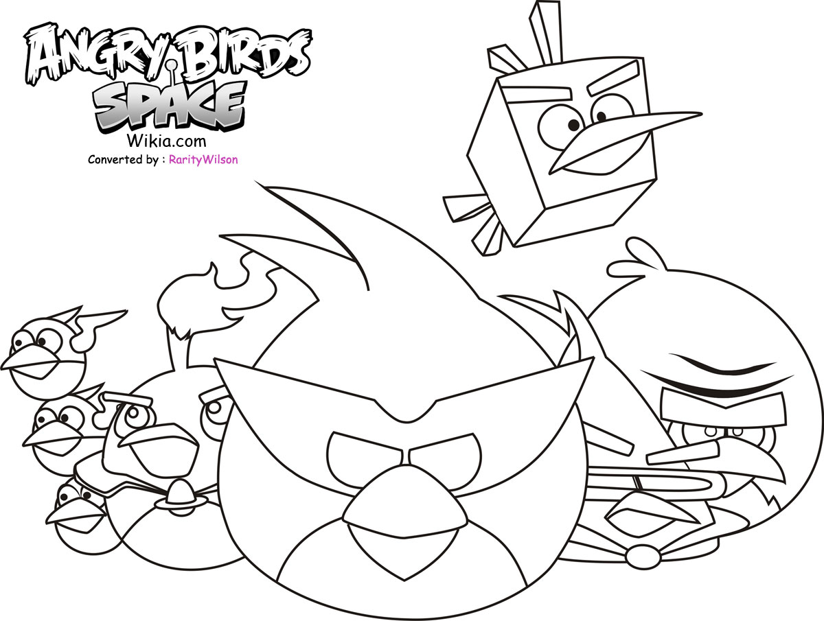 Angry Birds Space Coloring Pages Team Colors 1200x905 Angry Birds Space Coloring Pages Team Colors