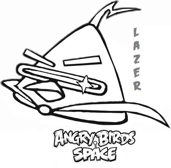Angry Birds Space Character Lazer Bird Coloring Pages Batch Coloring 600x591 Angry Birds Space Character Lazer Bird Coloring Pages Batch Coloring