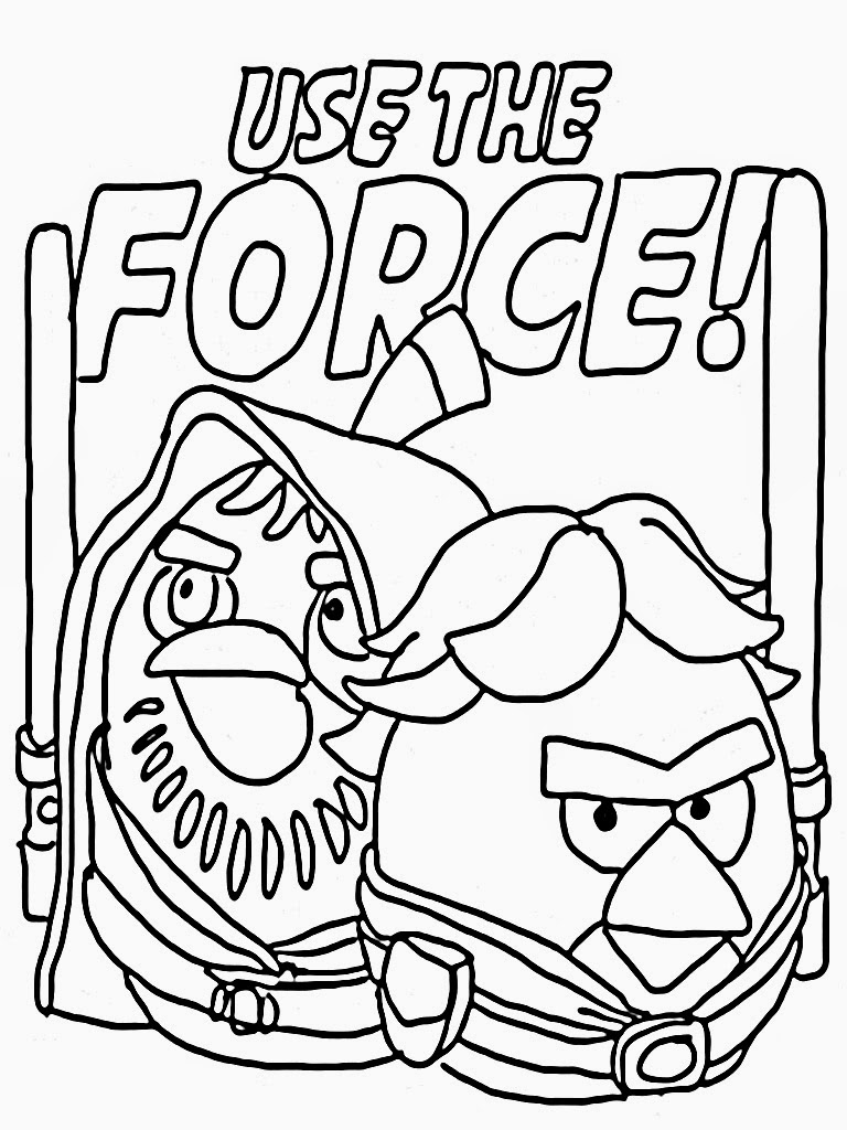 Angry Birds Use The Force Star Wars Free Coloring Page Animals 768x1024 Angry Birds Use The Force Star Wars Free Coloring Page Animals