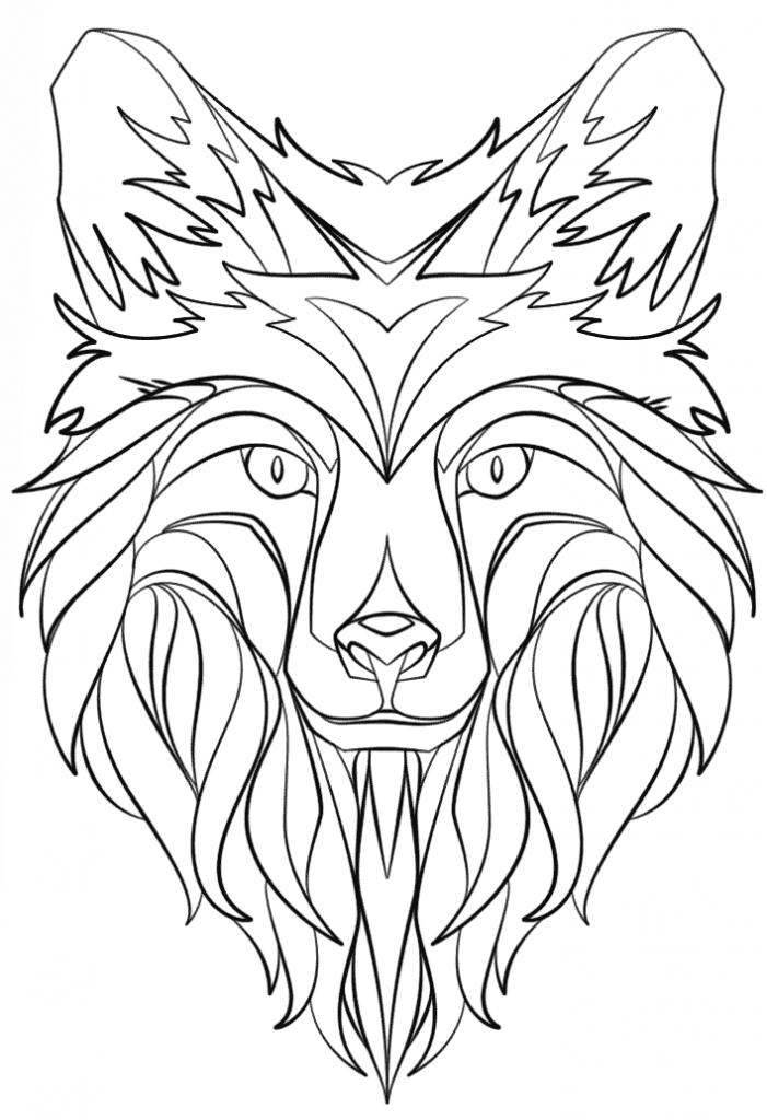 Abstract Animal Coloring Pages 701x1024 Abstract Animal Coloring Pages