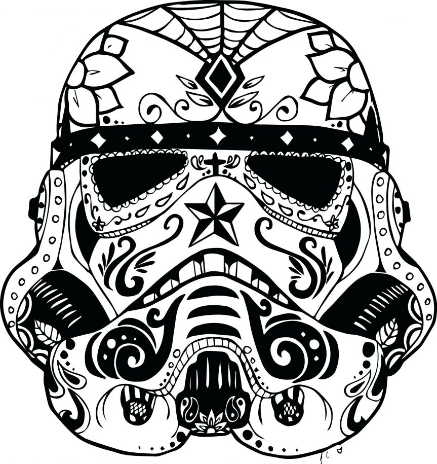 863x915 Sugar Skull Animal Colouring Pages College Hockey Coloring