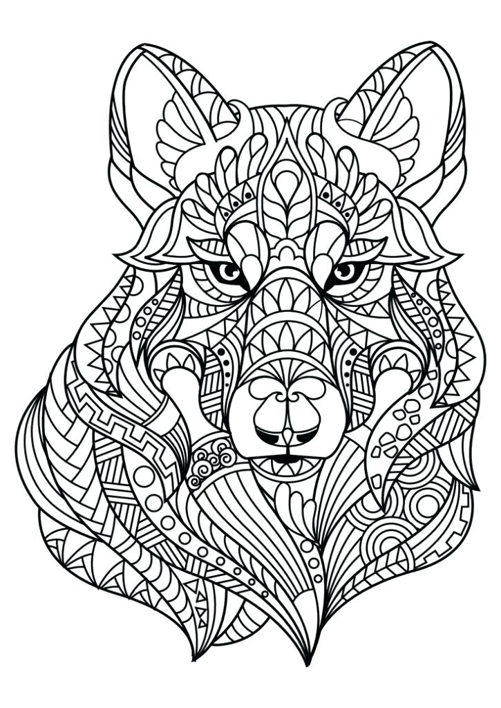 725x1024 Dog Coloring Book For Adults Together With Lofty Design Ideas