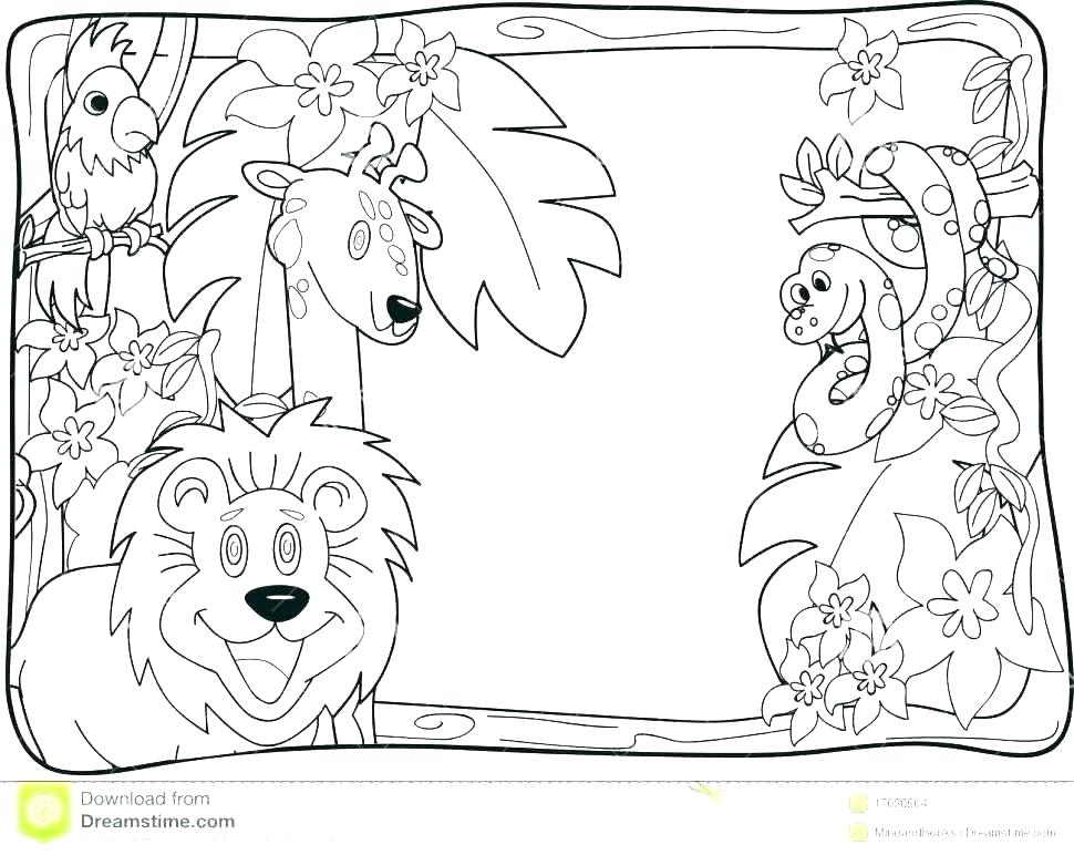 970x772 Animal Coloring Pages For Adults