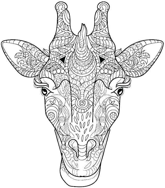 640x731 Coloring Pages Giraffe Baby Giraffe Coloring Pages Coloring Pages