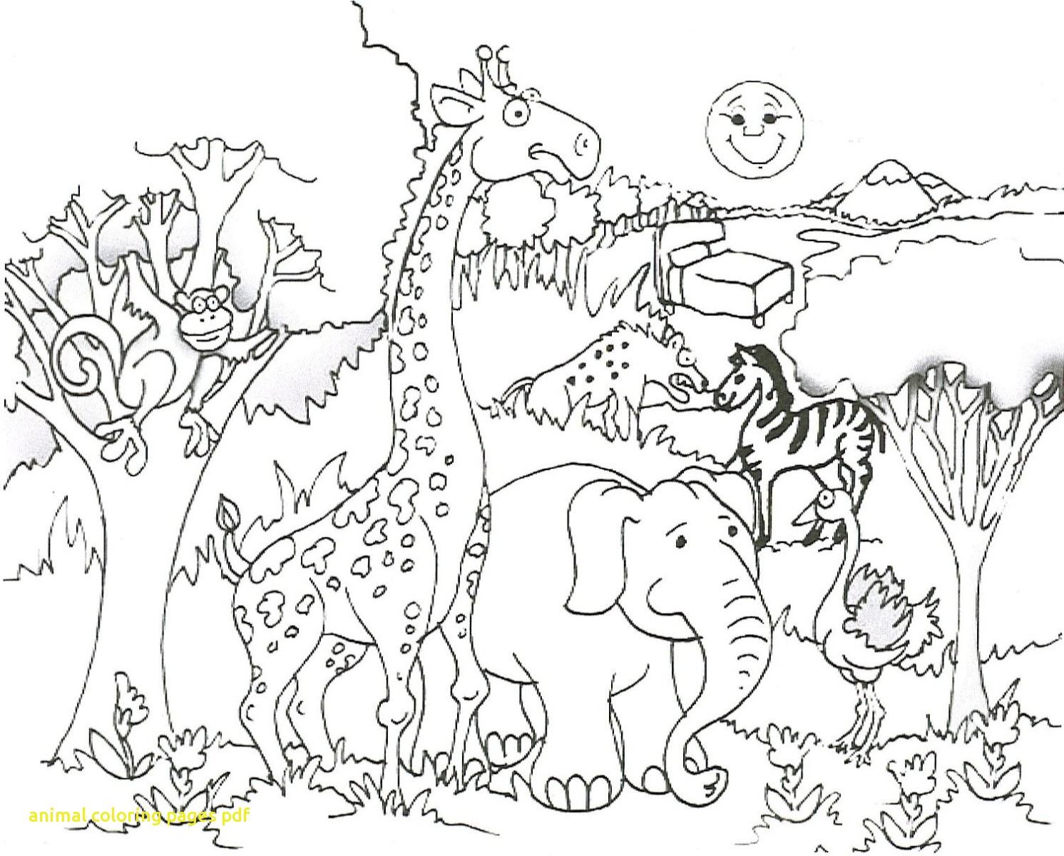 Animal Coloring Pages Pdf With Animal Color Pages Line The Awesome 1492x1200 Animal Coloring Pages Pdf With Animal Color Pages Line The Awesome