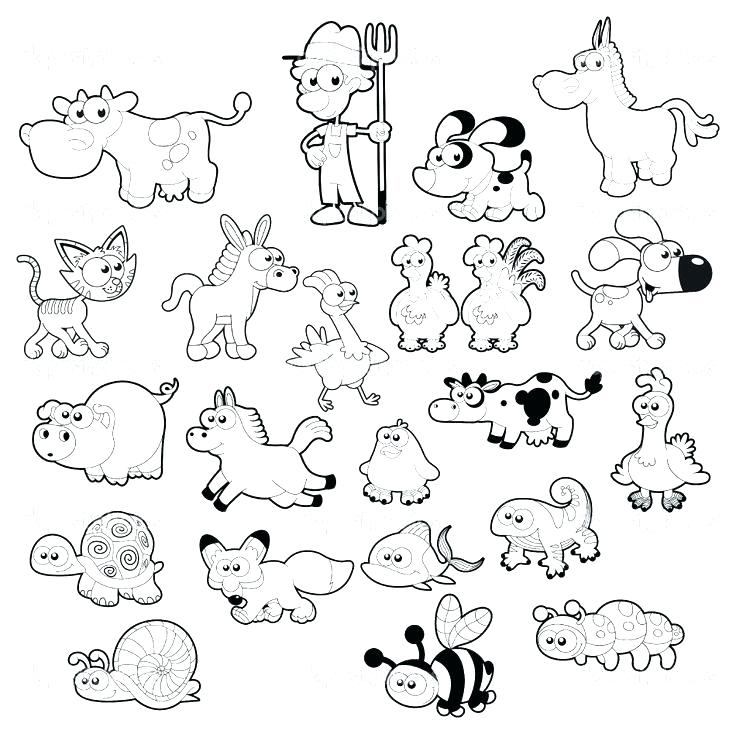 Animal Coloring Pages Farm Farm Animal Coloring Pages Pdf 736x734 Animal Coloring Pages Farm Farm Animal Coloring Pages Pdf