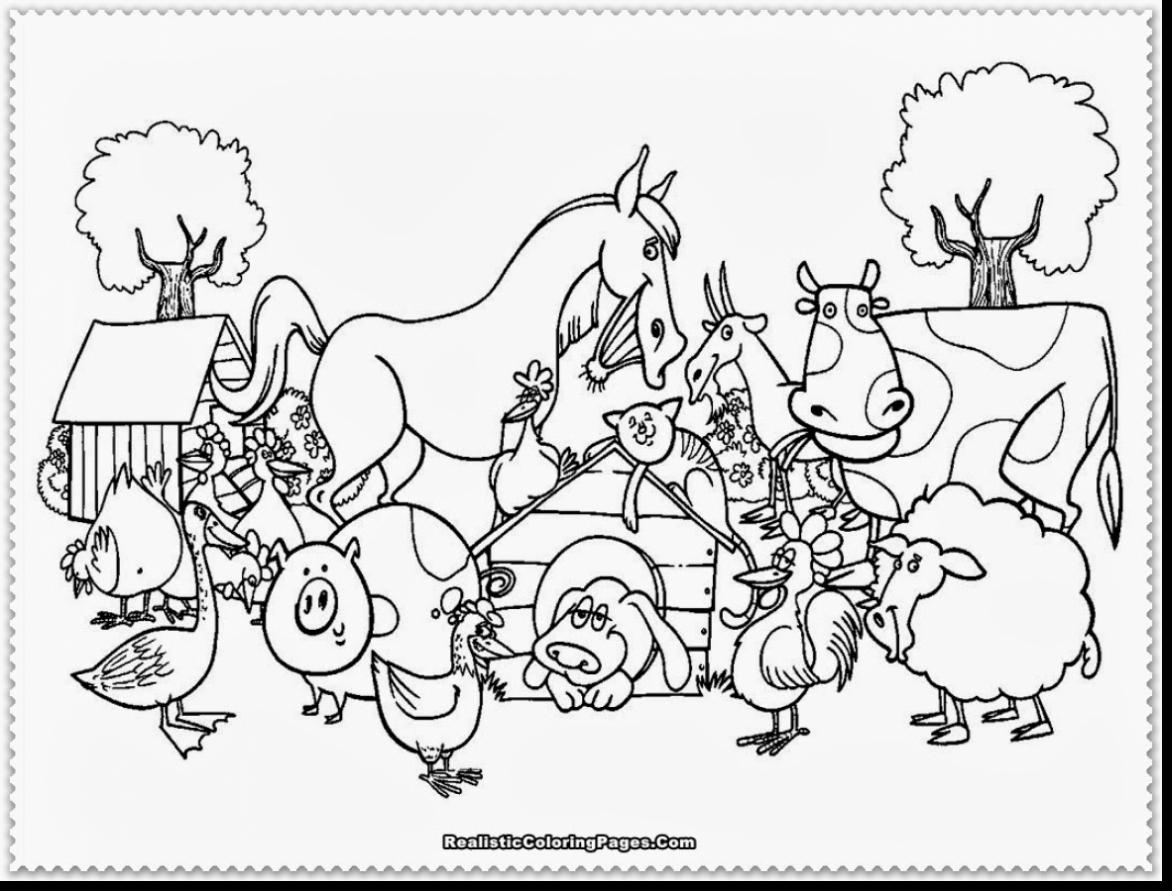 Farm Animals Coloring Pages Preschool Farm Animal Coloring Pages 1172x891 Farm Animals Coloring Pages Preschool Farm Animal Coloring Pages