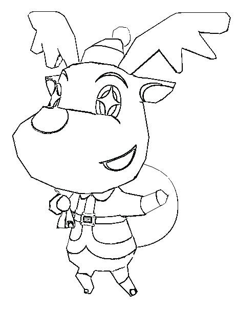 Animal Crossing Coloring Page New Coloring Animal Realistic Animal 461x602 Animal Crossing Coloring Page New Coloring Animal Realistic Animal