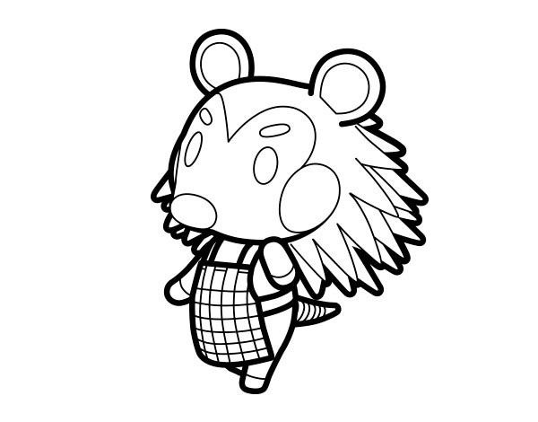 Animal Crossing Coloring Pages 4 Happy Colouring 600x470 Animal Crossing Coloring Pages 4 Happy Colouring