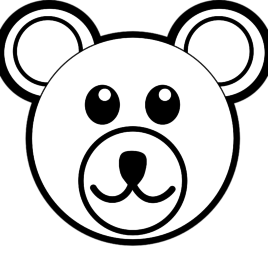 268x268 Coloring Pages Animal Faces Coloring Pages Now Animal Face