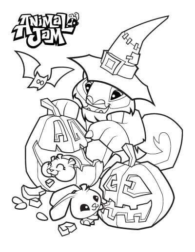 400x518 Free Printable Animal Jam Coloring Pages