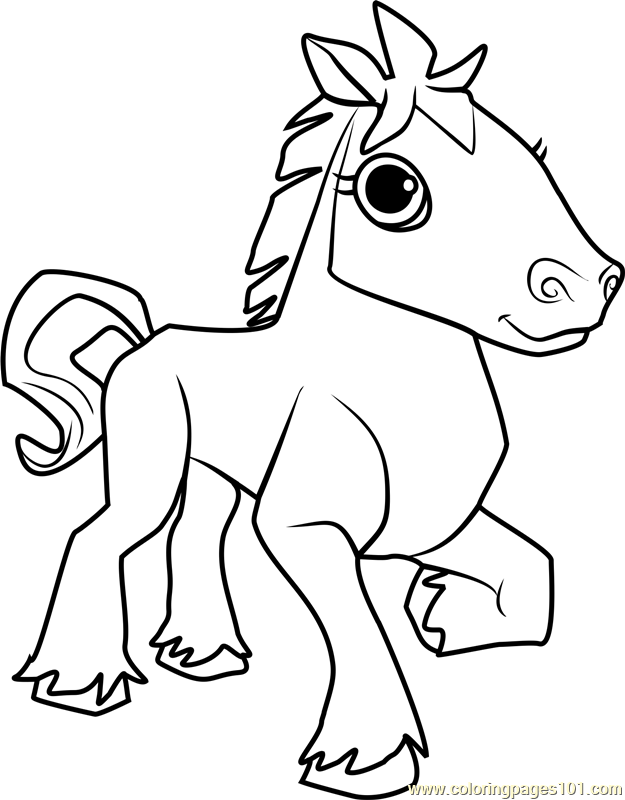 Horse Animal Jam Coloring Page 625x800 Horse Animal Jam Coloring Page