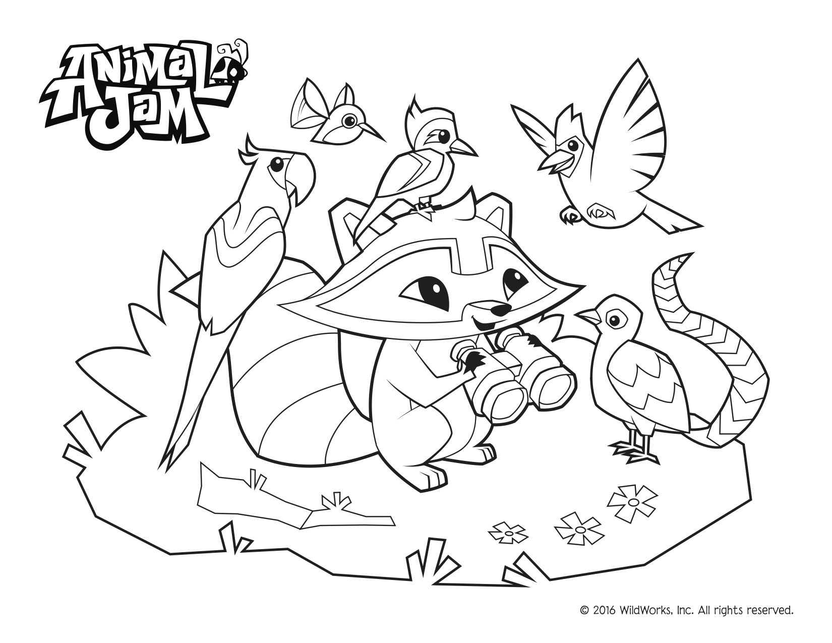 Animal Jam Coloring Pages! Celebrate Spring And The Environment 1650x1275 Animal Jam Coloring Pages! Celebrate Spring And The Environment
