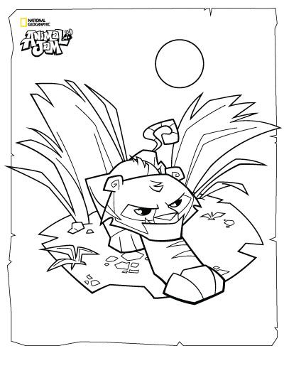 Animal Jam Coloring Pages 400x518 Animal Jam Coloring Pages