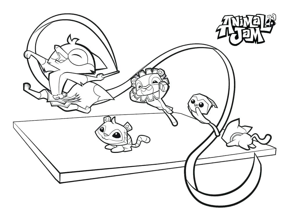 1000x772 Good Animal Jam Coloring Pages Or Animal Jam Coloring Pages